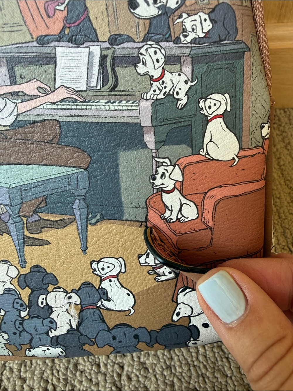 101 Dalmatians Disney Parks 100 anniversary edition Loungefly Mini Backpack - Picture 10 of 10